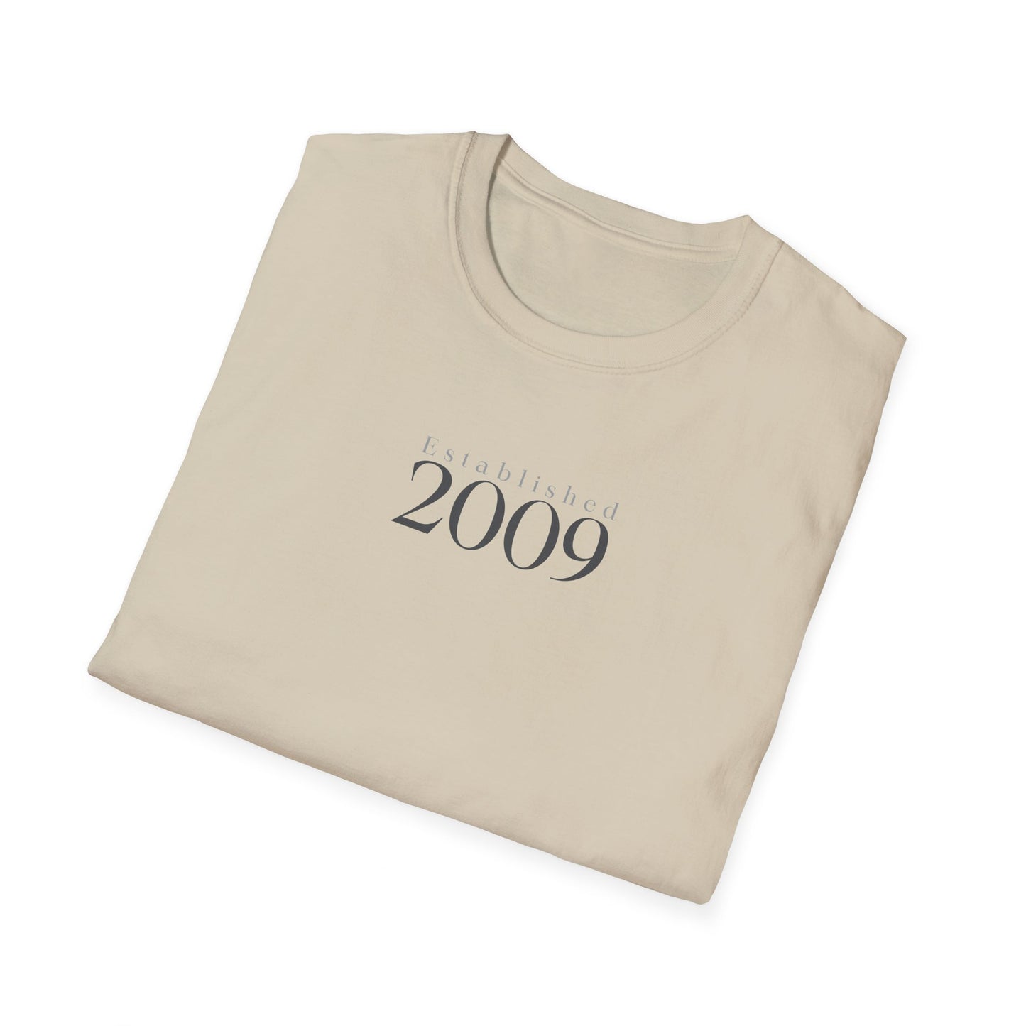 Unisex Year of Birth Classic Design Ringspun T Shirt