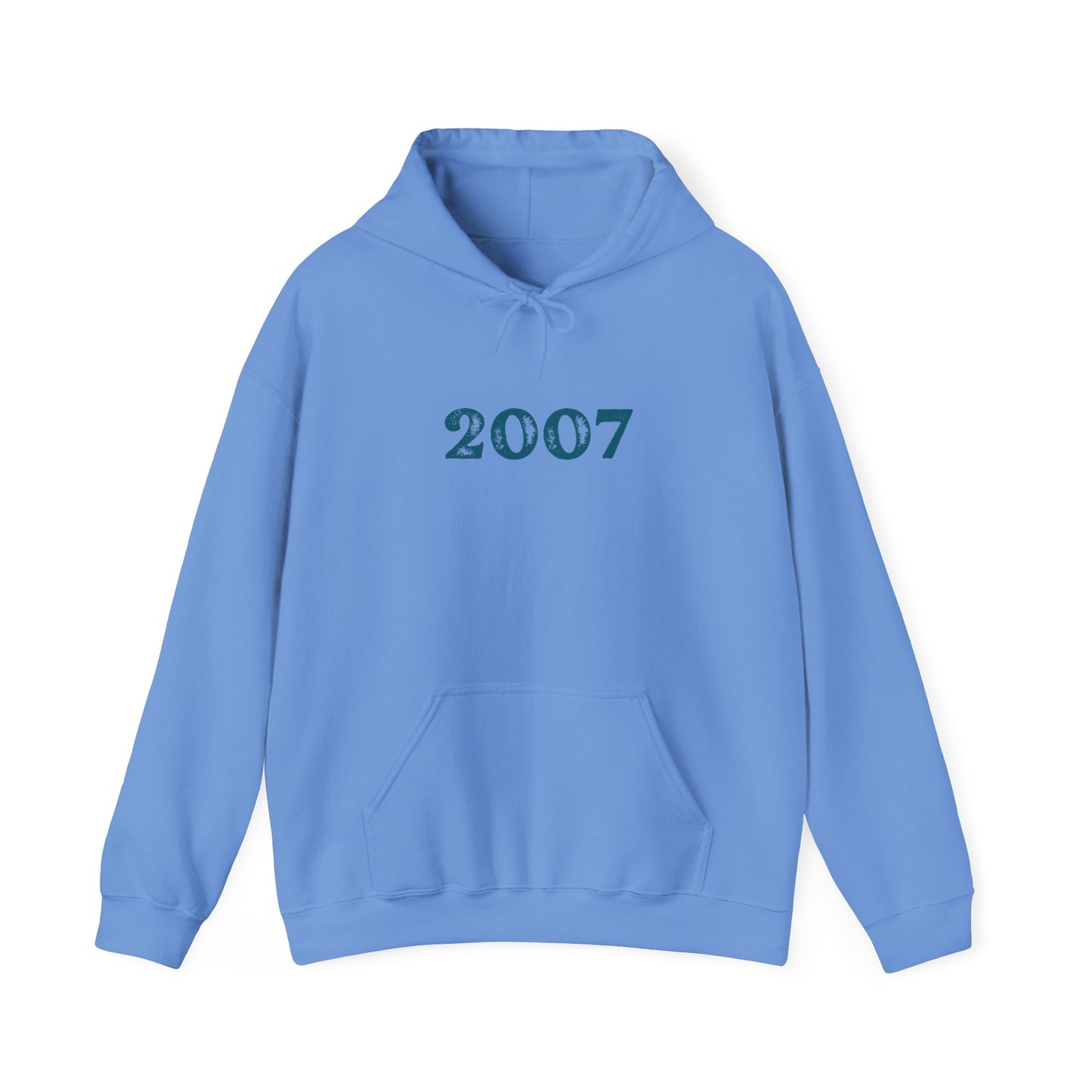 Year of Birth 'Faded Letter' design Unisex Hoodie with your choice of year