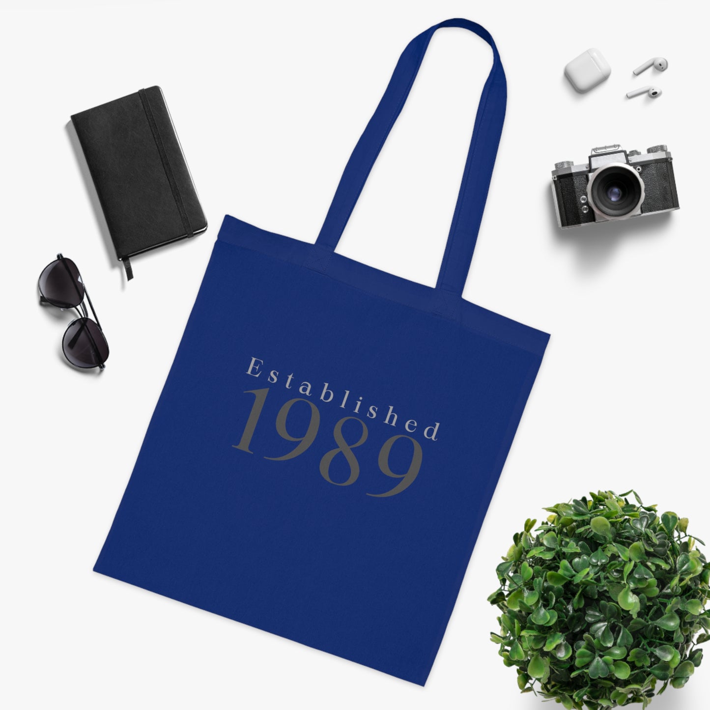 Year of Birth "Classic" Design Cotton Tote