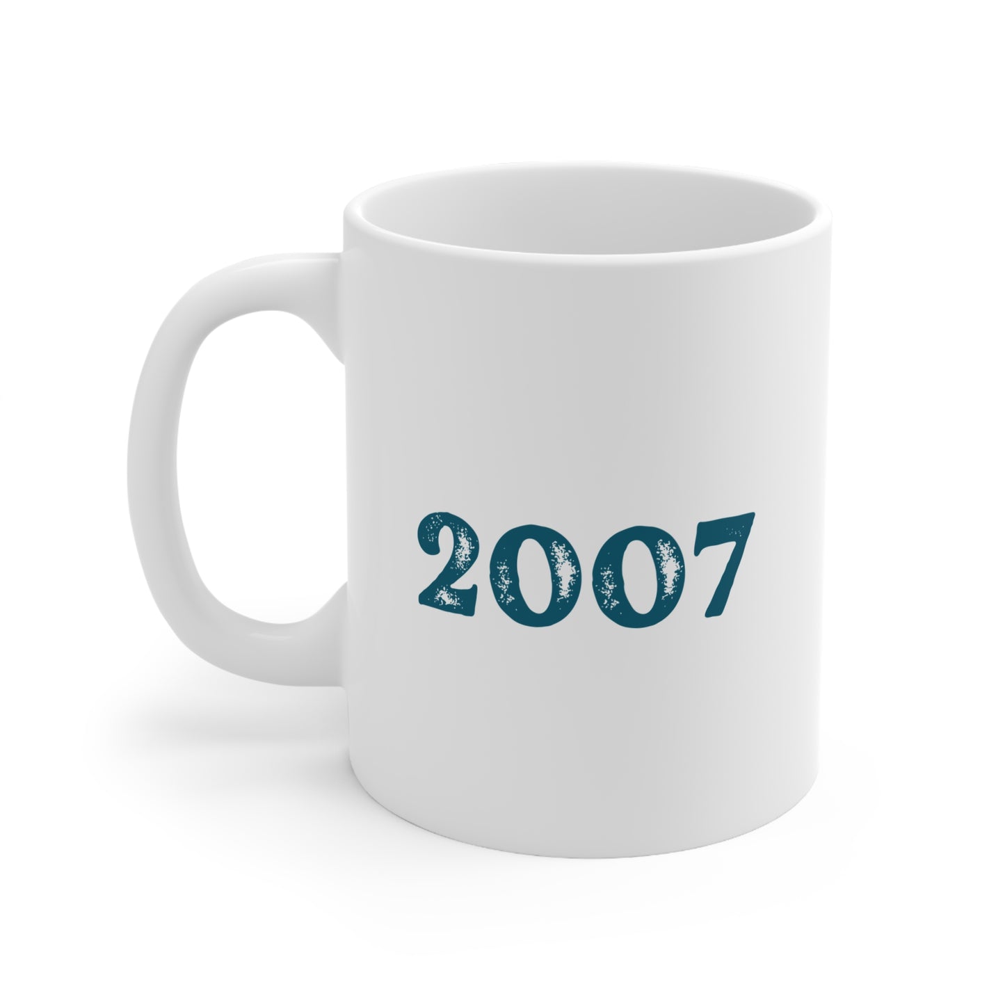 Year of Birth Faded Letter' Design Mug with your choice of year of birth.