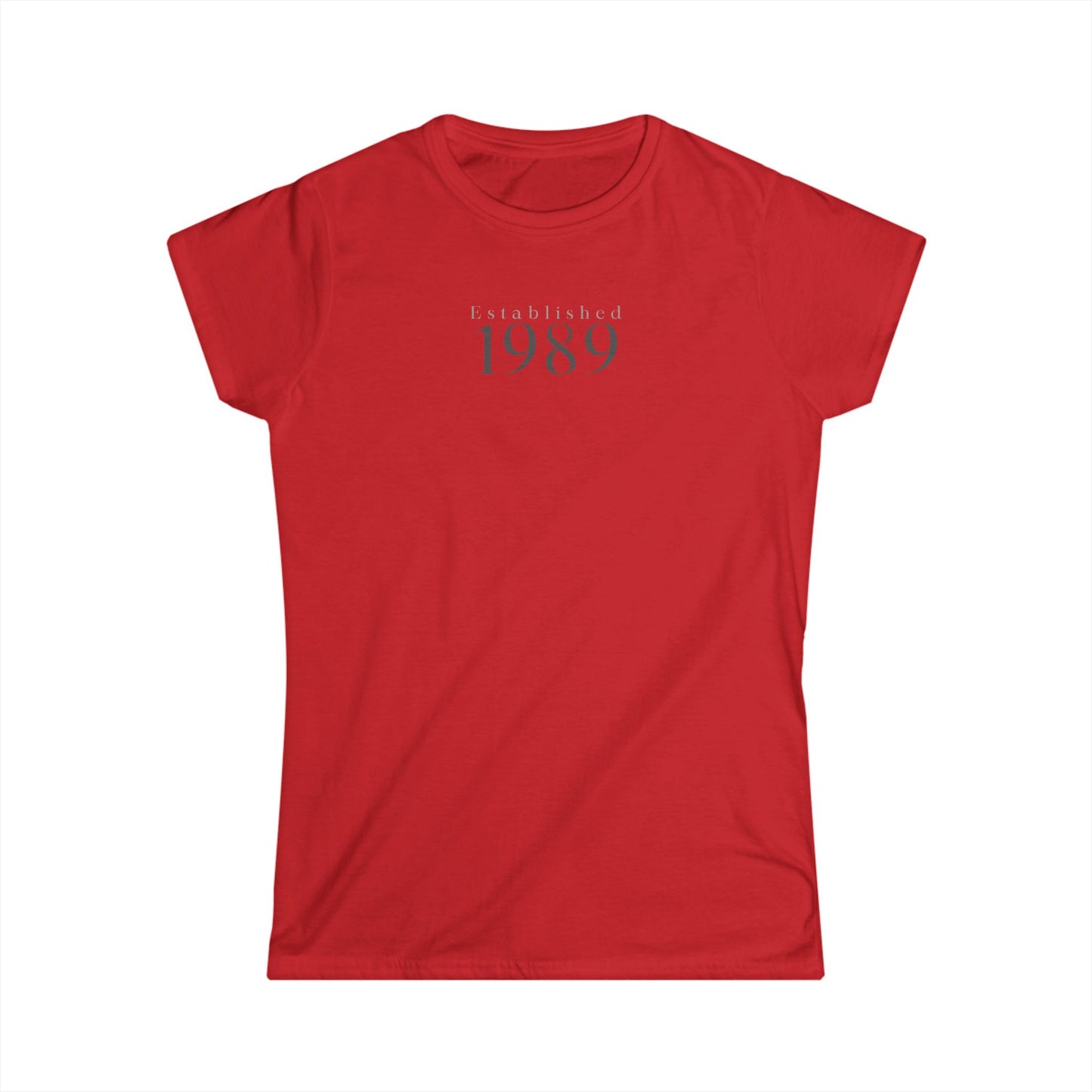 Ladies Year Of Birth Classic Design Women's Softstyle Tee