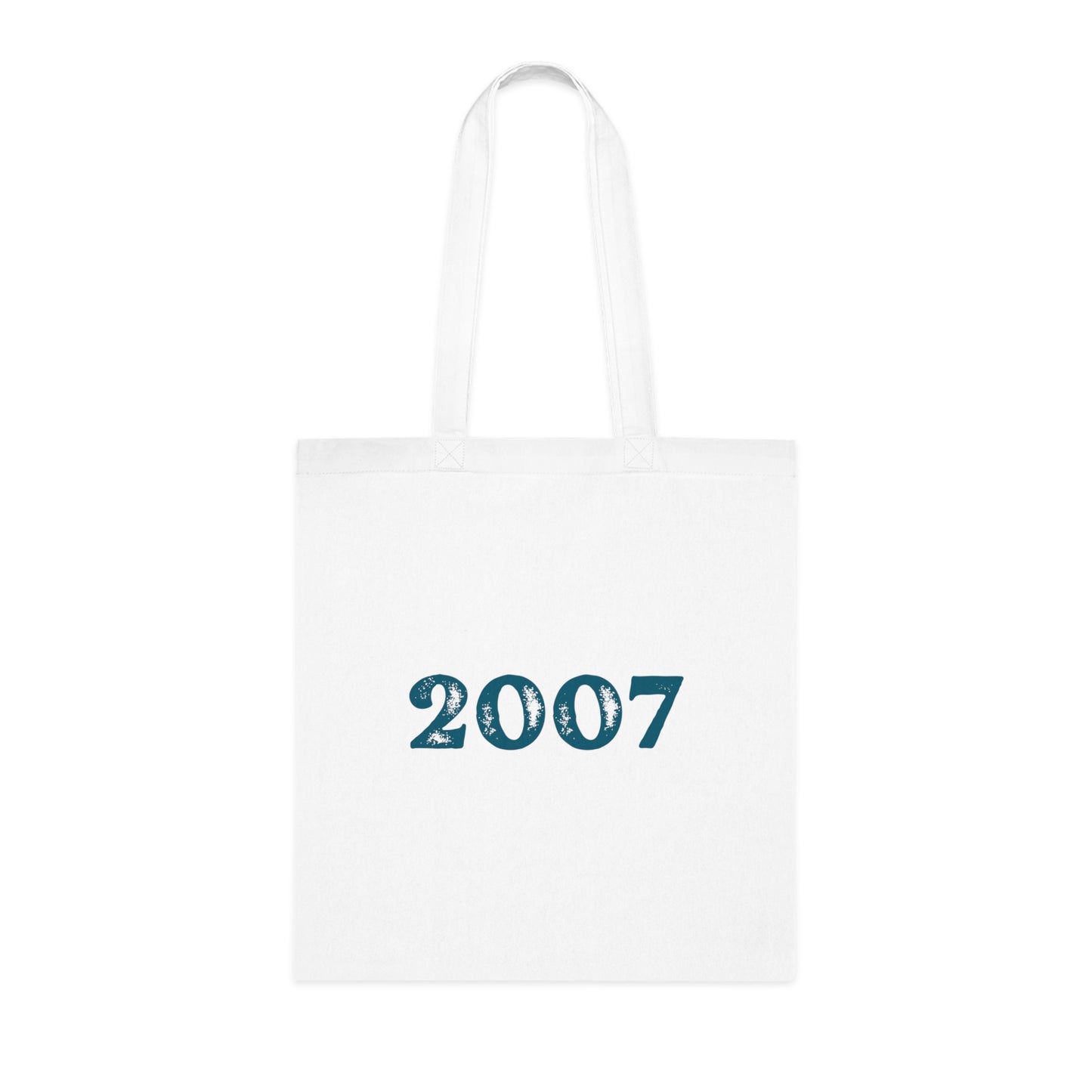 Year of Birth 'Faded Letter' design Cotton Tote with your choice of year