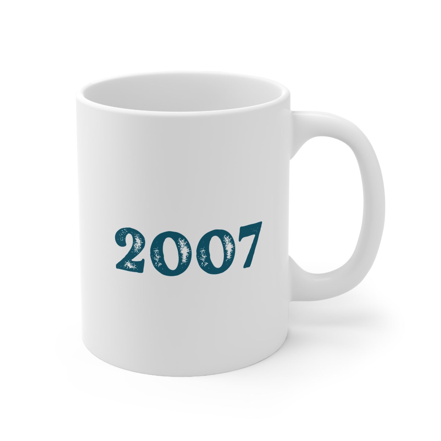 Year of Birth Faded Letter' Design Mug with your choice of year of birth.