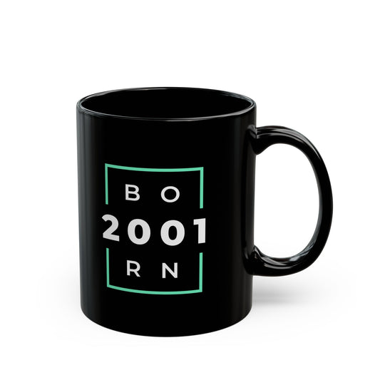 Year of Birth "Born Split" Design Mug with your choice of year of birth