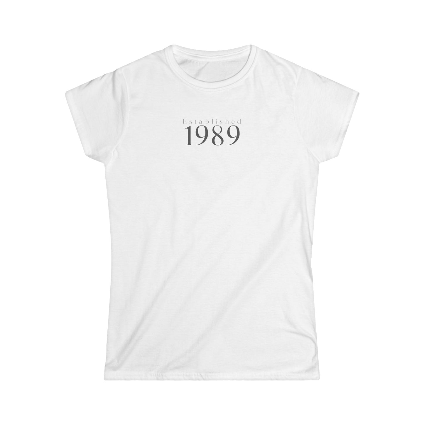 Ladies Year Of Birth Classic Design Women's Softstyle Tee